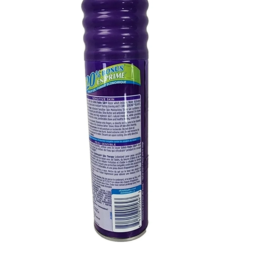 Skintimate Skin Therapy Moisturizing Shave Gel Sensitive Skin Bonus Value Size